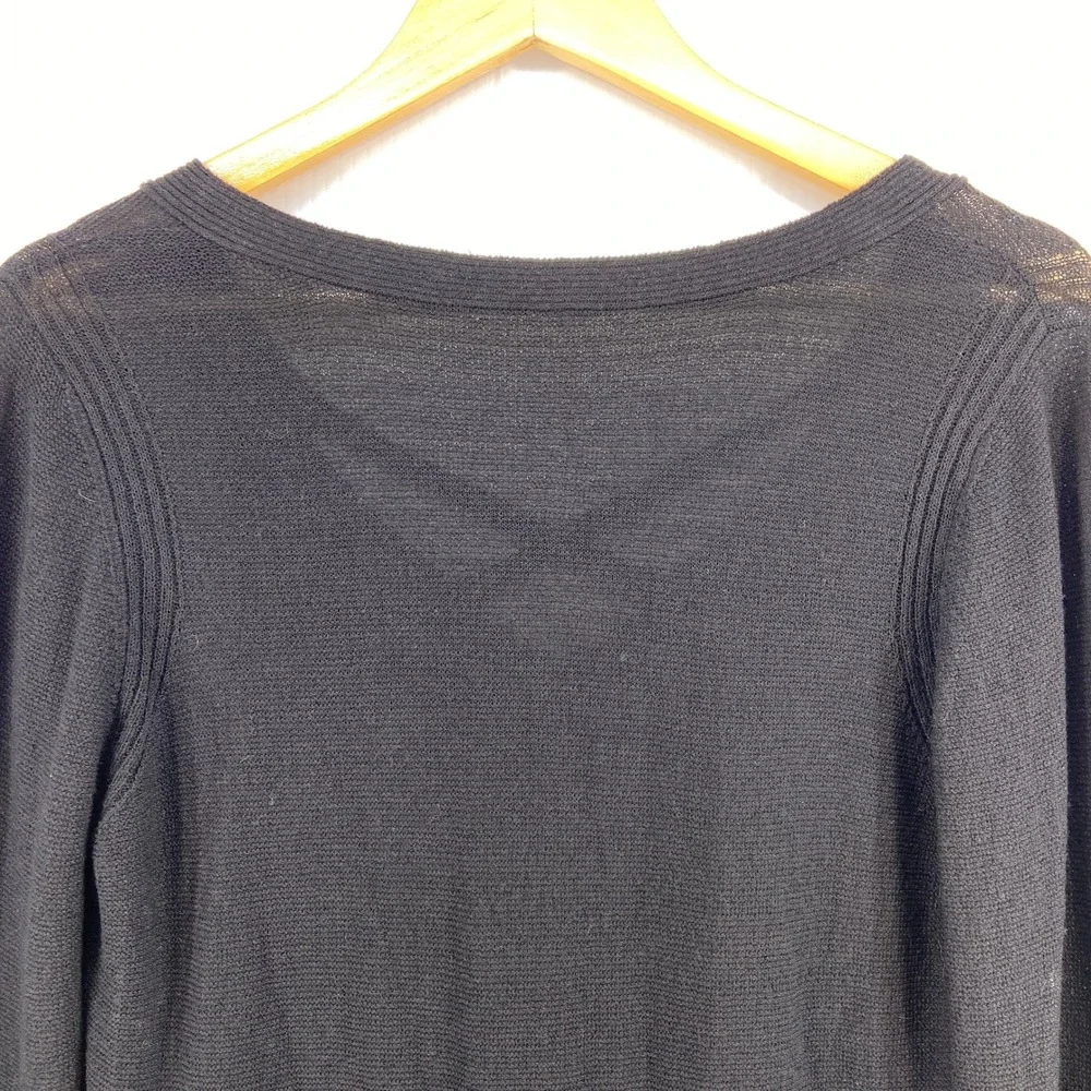 Free‎ People Criss Cross Tunic Knit Sweater Black Womens Medium